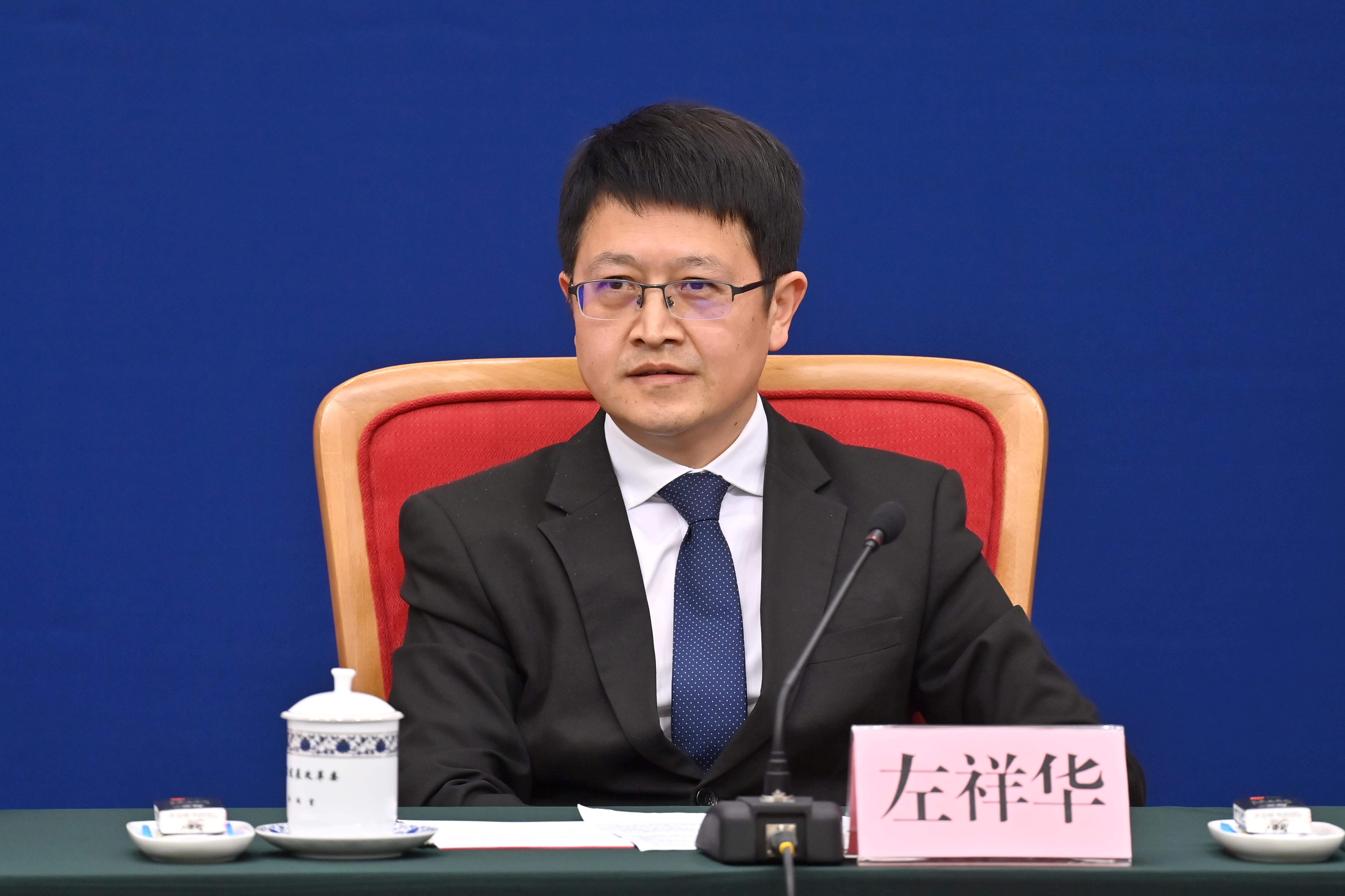 商务部台港澳司二级巡视员左祥华（高弘杰 摄）.jpg